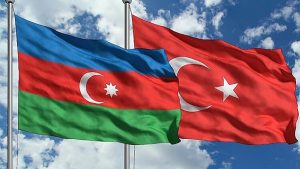 Azerbaijan & Turkey flags