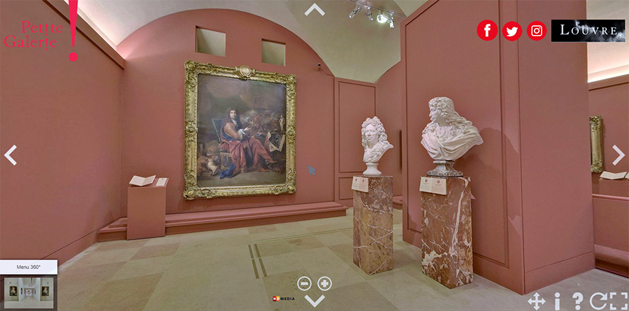 virtual tour of the Louvre