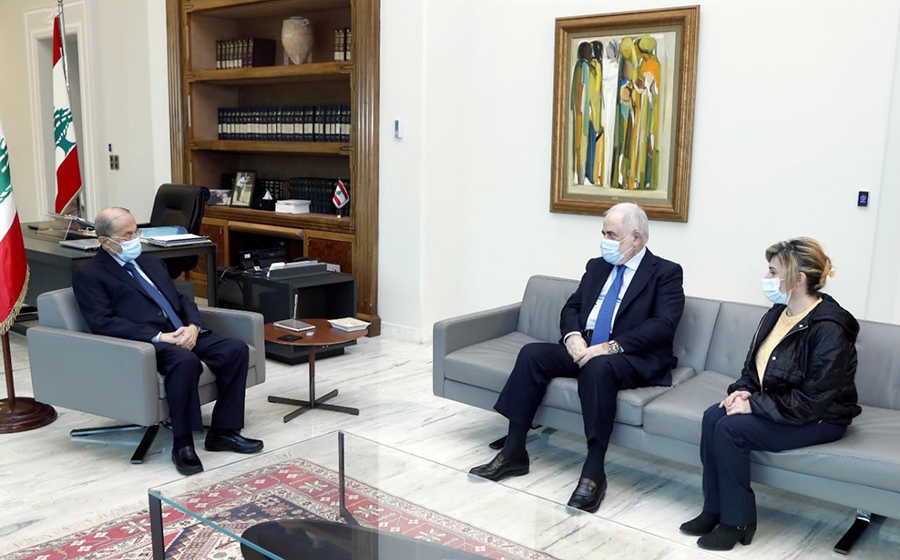 Michel Aoun meet Maral Najarian