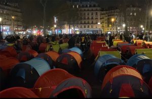 Paris migrant camp
