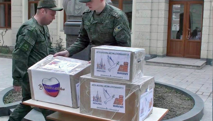 Russia humanitarian aid Artsakh