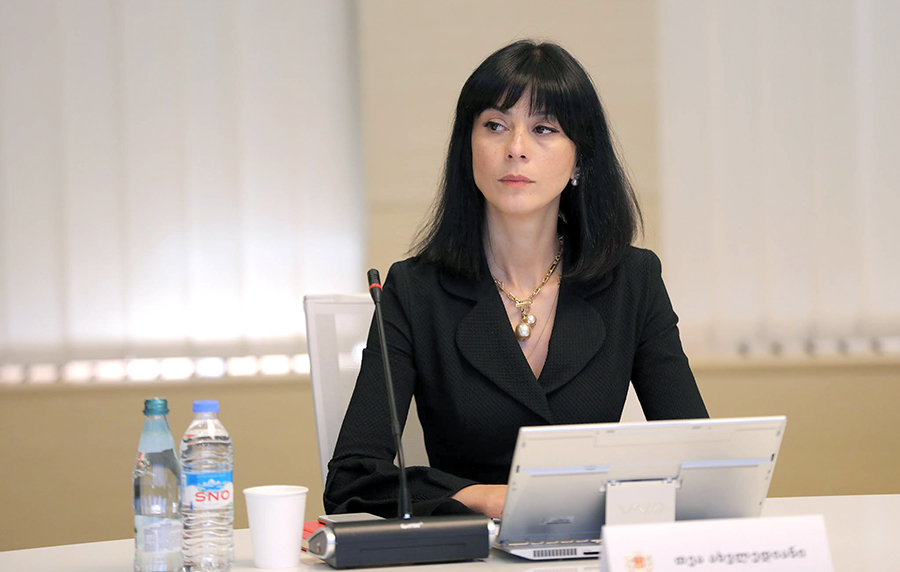 The State Minister of Georgia for Reconciliation and Civic Equality Tea Akhvlediani