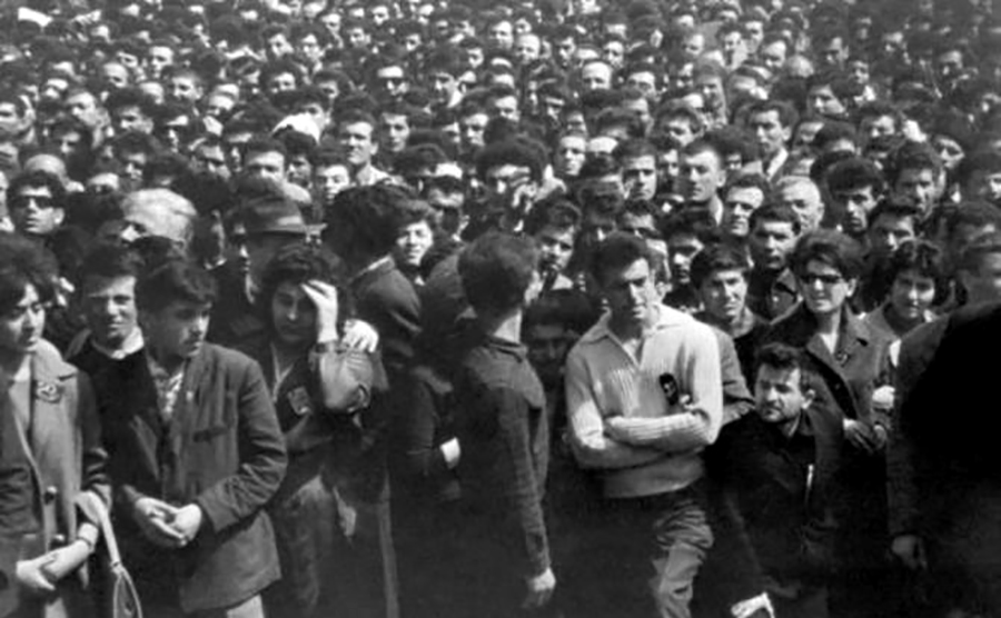 armenian genocide meeting in Yerevan 1965