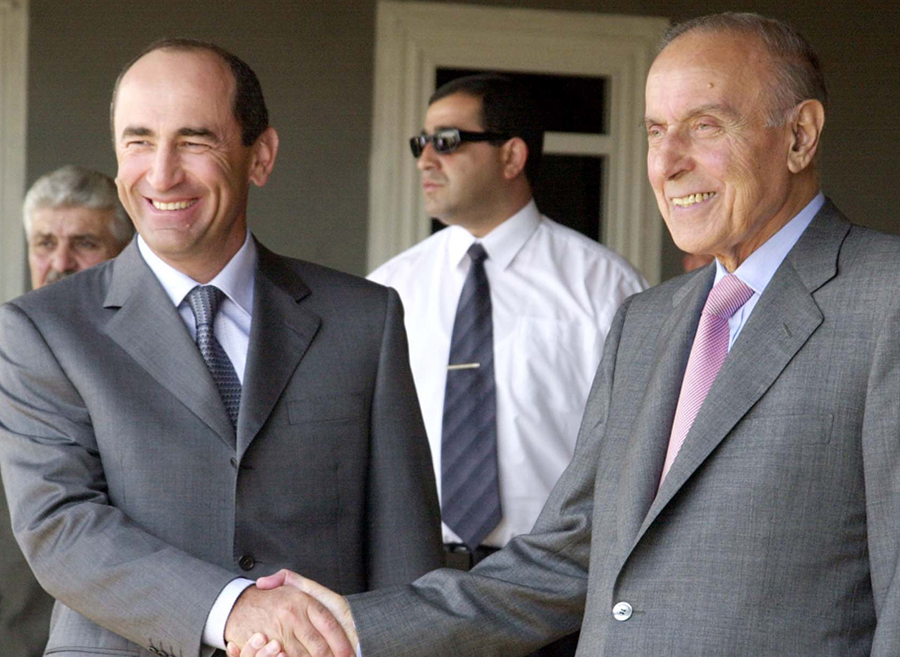 Heydar Aliev & Robert Kocharyan