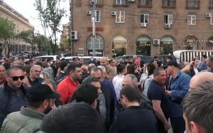 protest in Yerevan