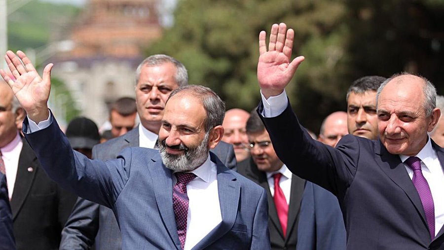 Nikol Pashinyan & Bako Sahakyan