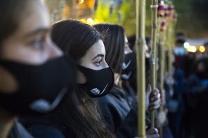 torchlight procession