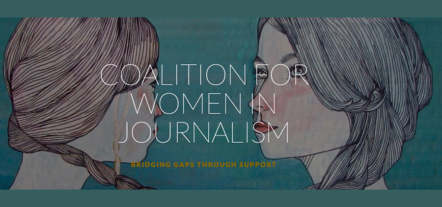 The Coalition For Women In Journalism logo