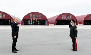 Aliyev opened a military aerodrom