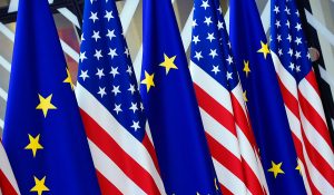 USA EU flags