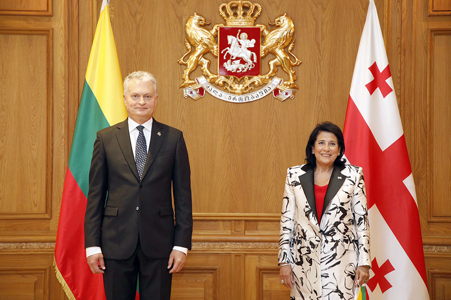 Salome Zourabishvili & Gitanas Nauseda
