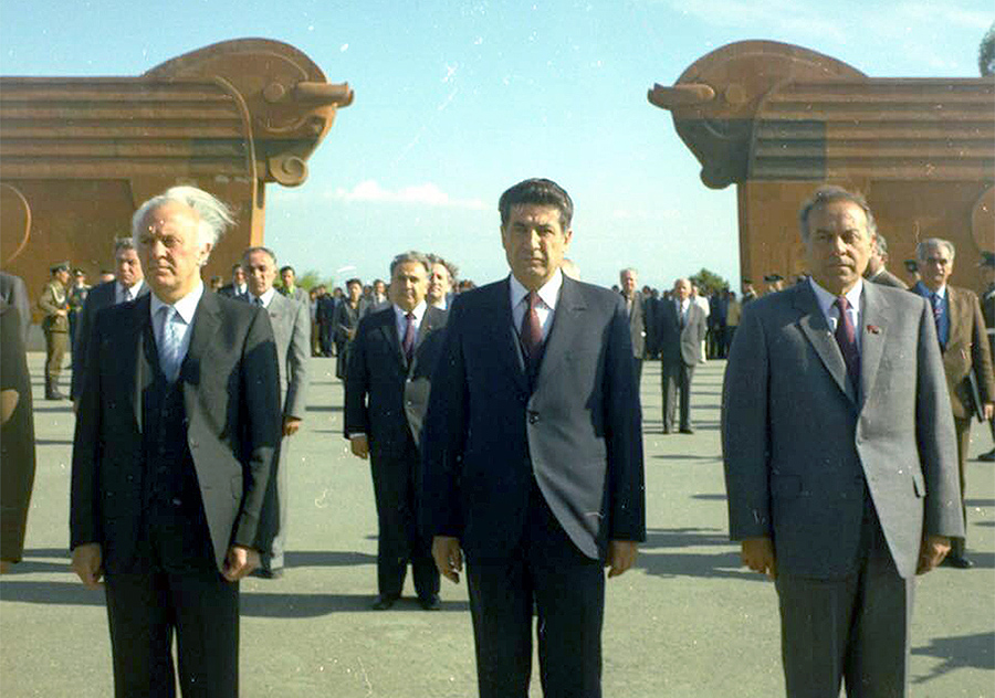 Shevardnadze, Demirchyan, Aliyev