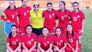 Afghan women footballers