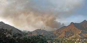 Meghri fire