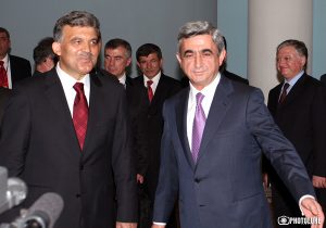 Serzh Sargsyan & President of Turkey Abdullah Gul