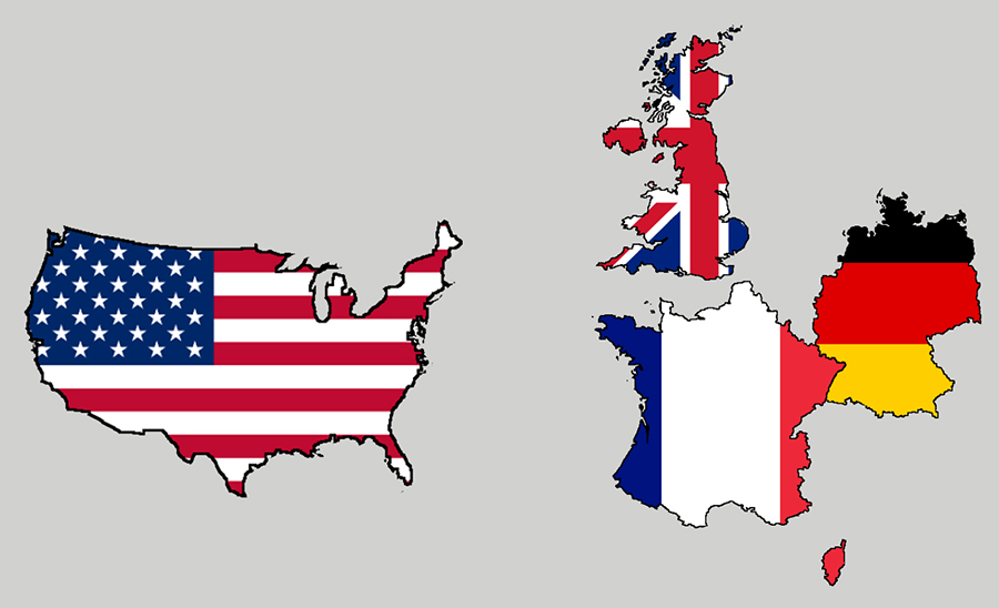 US France Germany UK