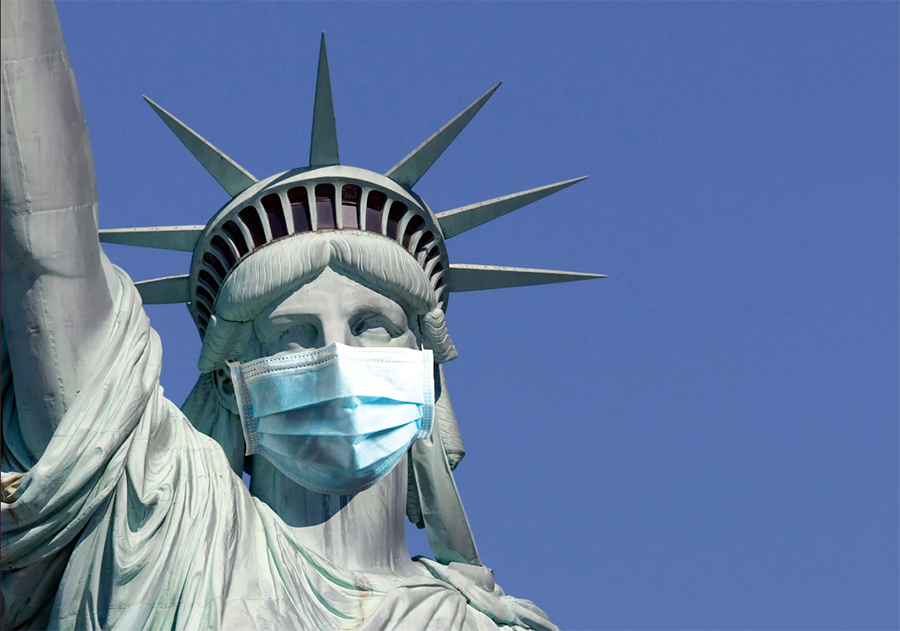 covid-lady-liberty Lady Liberty