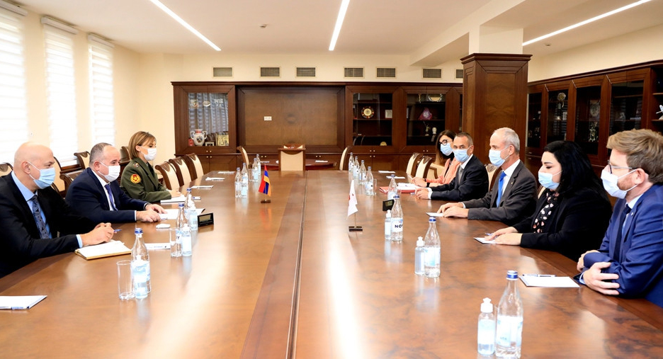 Defence Minister & Red Cross