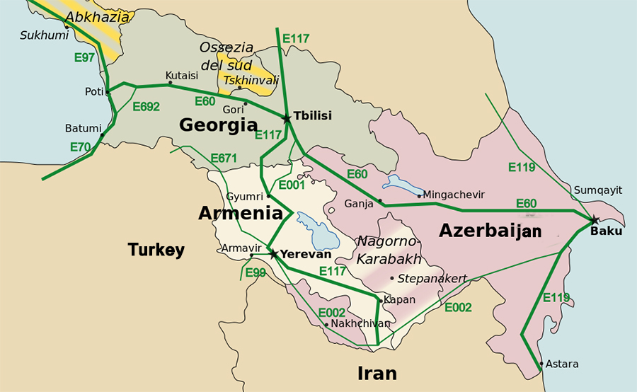 Caucasus roads