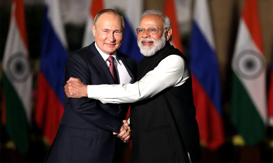 putin-modi Putin & Modi