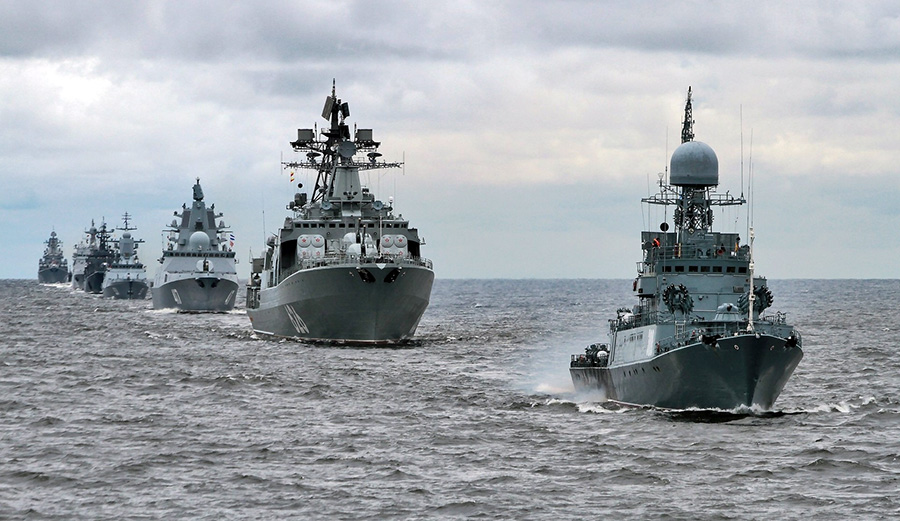 Russia warships