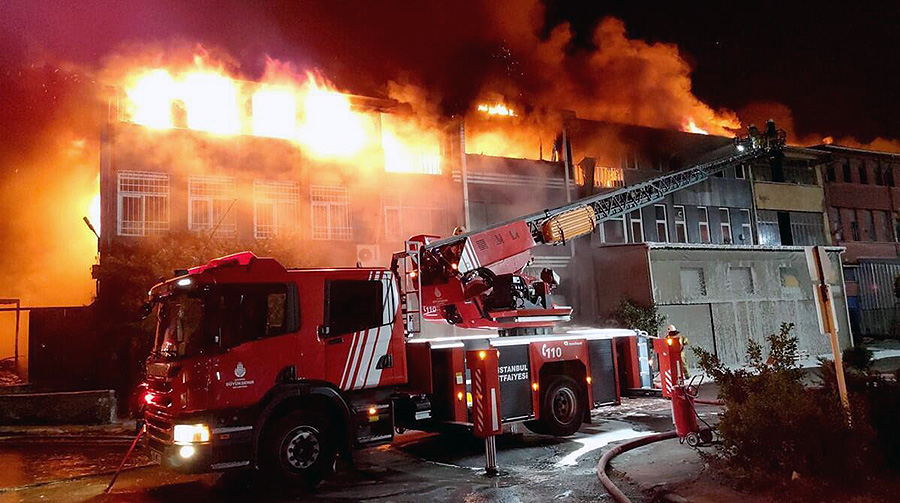 Istanbul fire