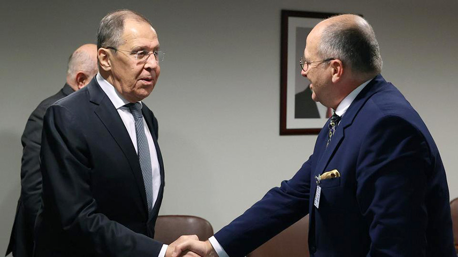 Lavrov & Zbigniew Rau