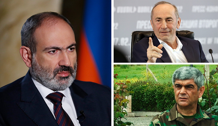 Pashinyan, Kocharyan, Balasanyan