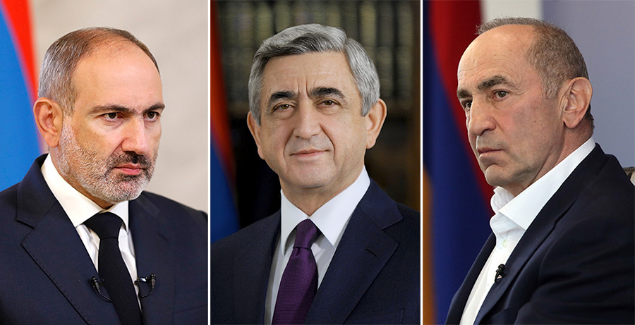 pashinyan, sargsyan, kocharyan