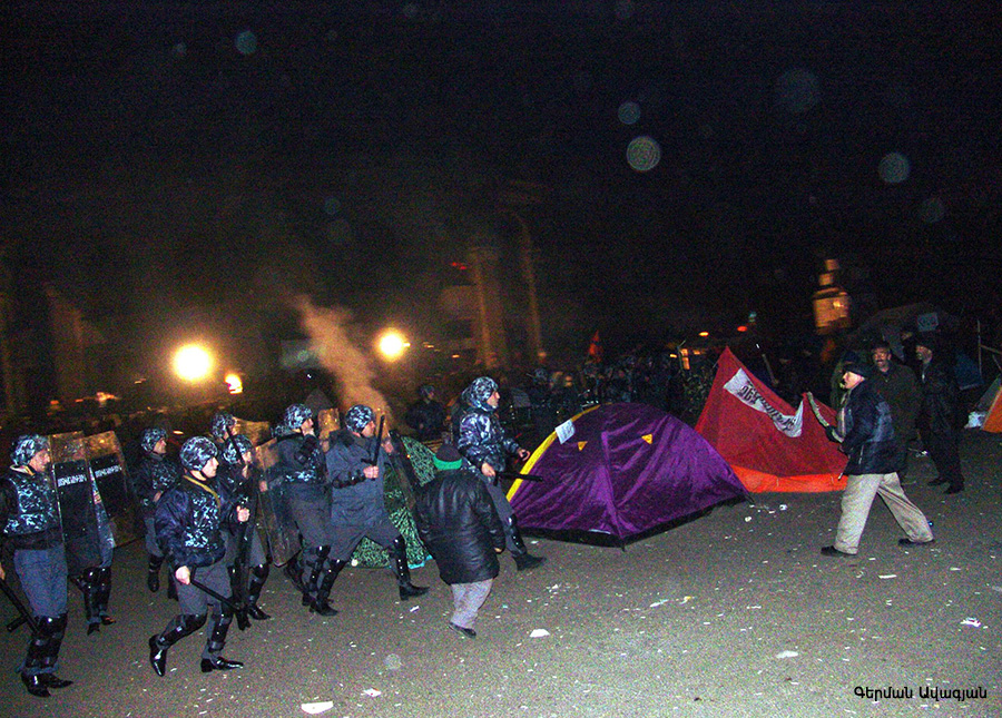 Protest 2008 Yerevan