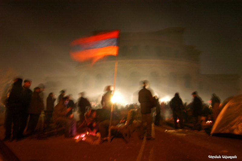 Protest Yerevan 2008