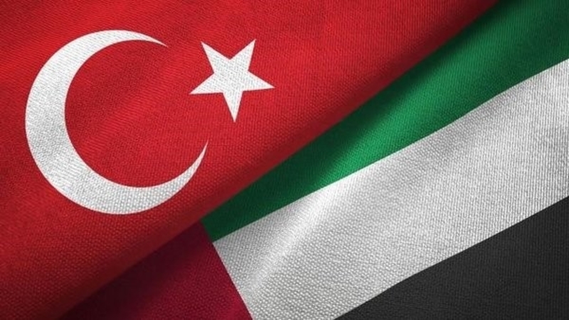 Turkey & UAE flags