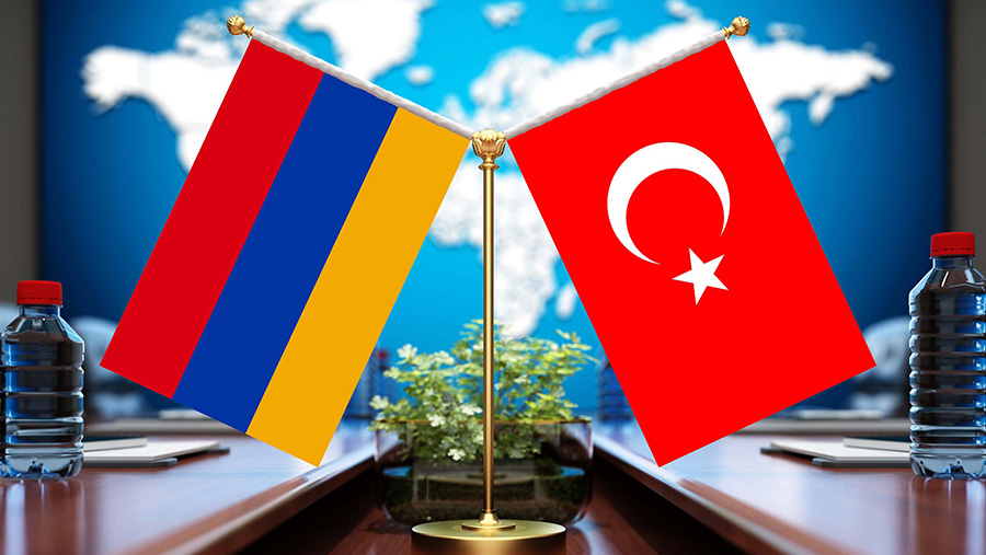Armenia & Turkey flags