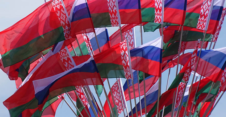 Belarus & Russia flags