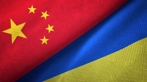 China & Ukraine flags