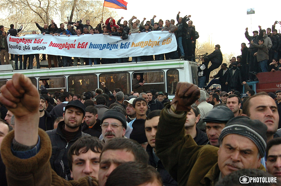 march1 march 1 2008 Yerevan