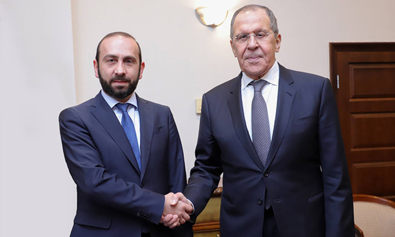 Mirzoyan, Lavrov meeting