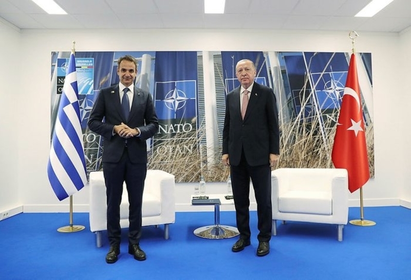 Mitsotakis, Erdogan, Turkey-Greece