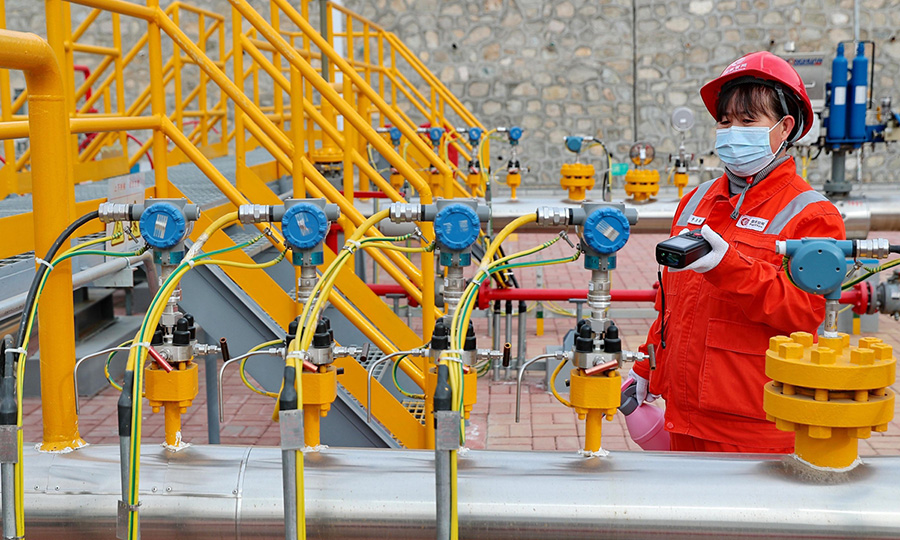 China russian gas