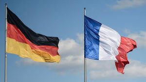 Germany & France flags