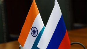 India & Russia flags