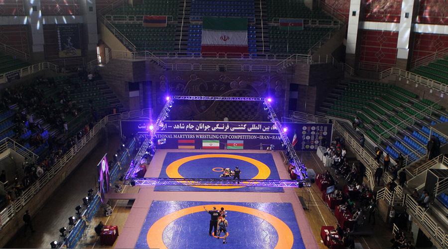 iran-rasht-wrestling 15th Shahed Int'l Wrestling Cups held in Rasht