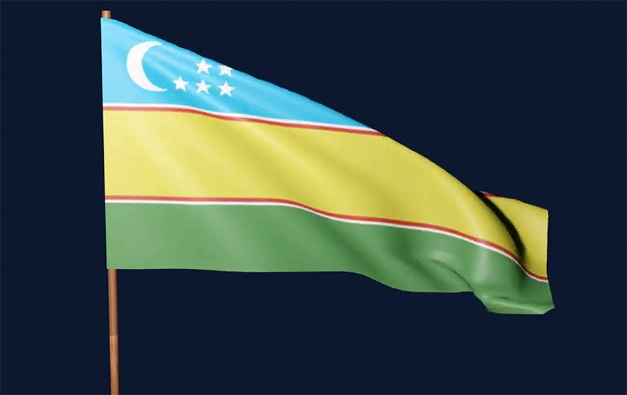 Karakalpakstan flag