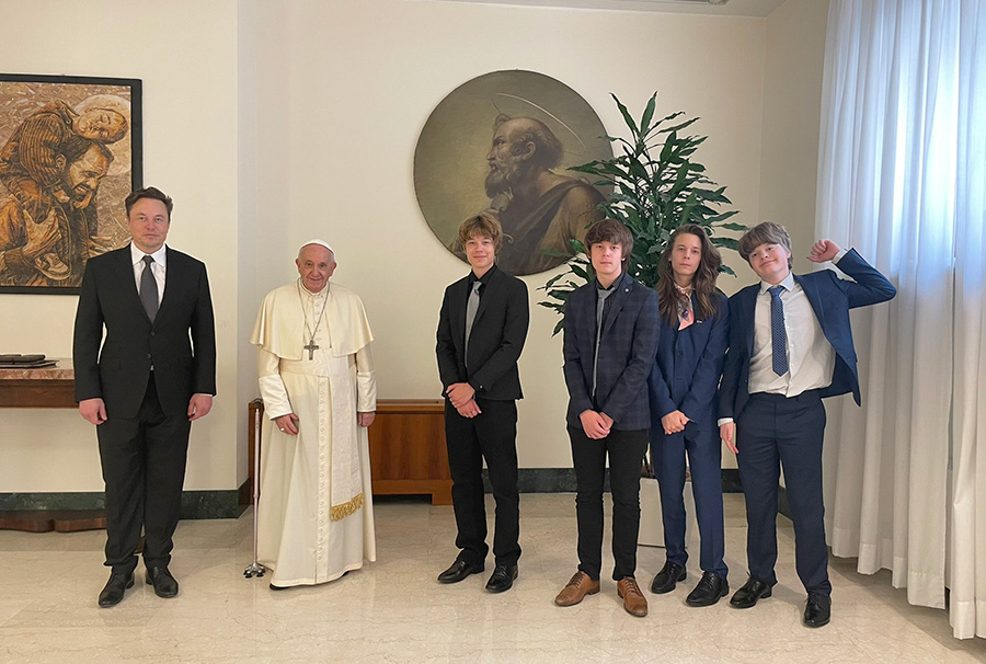 Pope Francis & Elon Musk