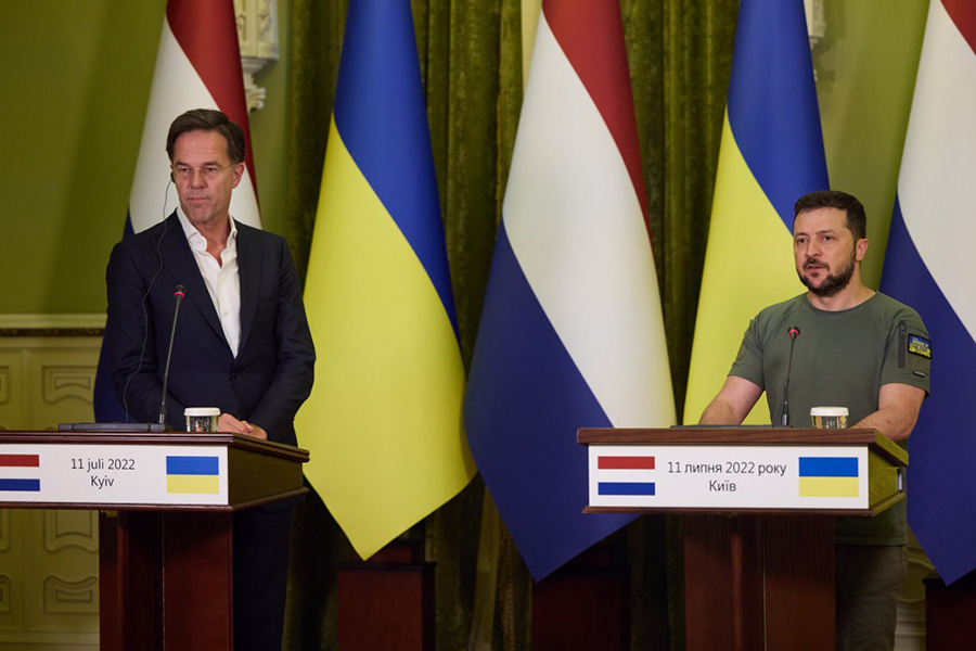zelensky-rutte Volodymyr Zelensky & Mark Rutte