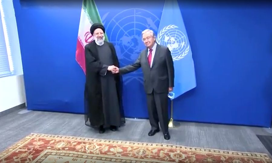 António Guterres & Raisi