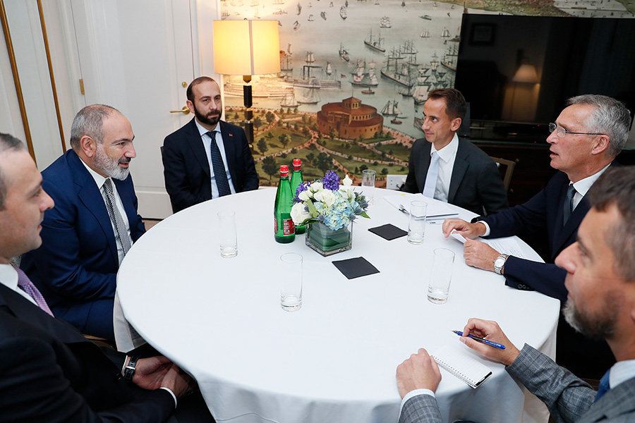 Pashinyan& Stoltenberg