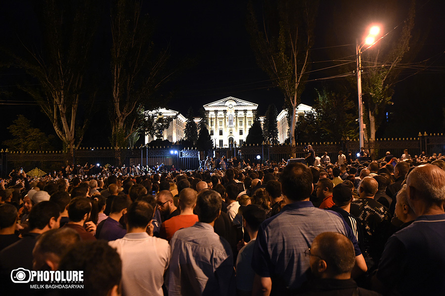 Protest Baghramyan str.
