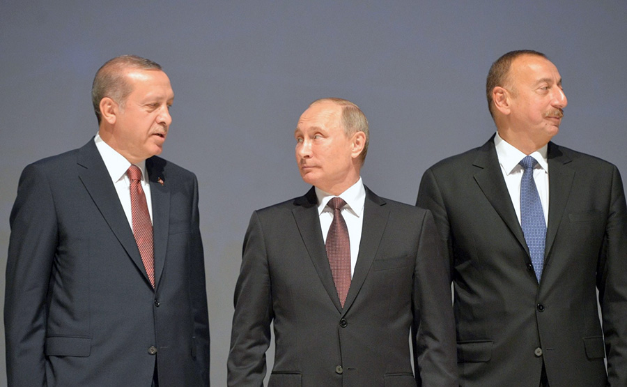 Erdogan, Putin, Aliev