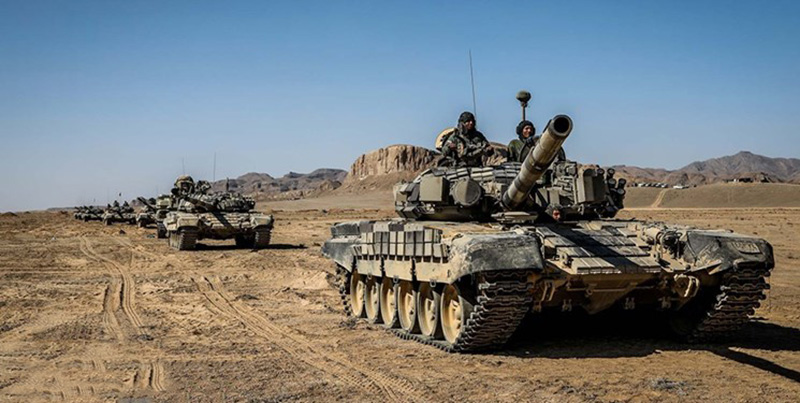 Iran military training